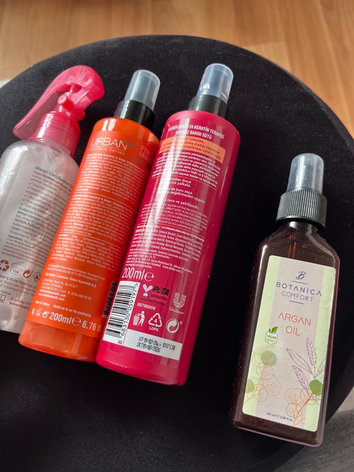 Karışık Saç Bakım Serisi - Keratin, Argan, Bamboo - Görsel 4