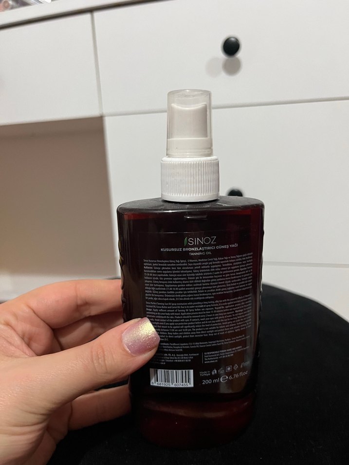 Sinoz Kusursuz Bronzlaştırıcı Güneş Yağı - Görsel 3