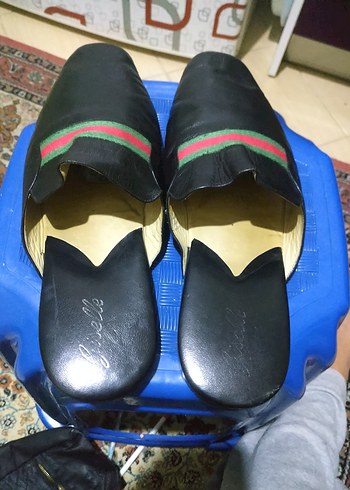 Erkek deri ev terliği - Görsel 3