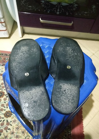 Erkek deri ev terliği - Görsel 4