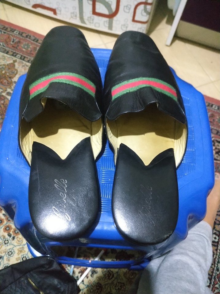 Erkek deri ev terliği - Görsel 3