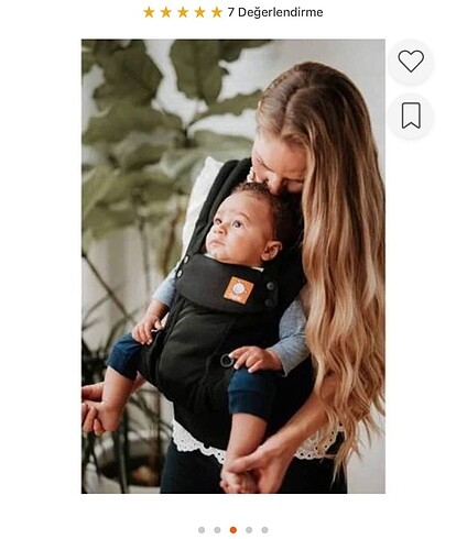  Beden gri Renk GRİ TULA ERGO BABY