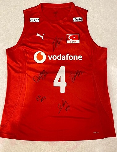 İMZALI TÜRKİYE VOLEYBOL MİLLİTAKIM FORMA