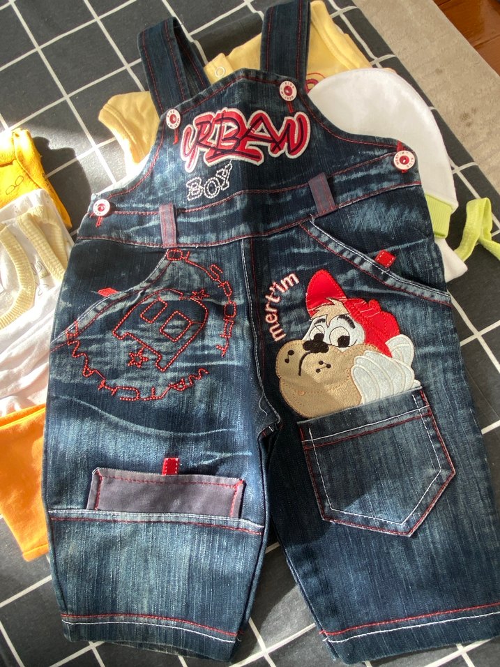 Renkli Bebek Erkek Kıyafet Seti - Görsel 4