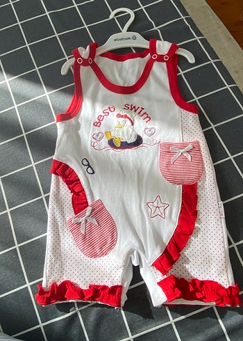 Kız Bebek Renkli Fırfırlı Tulum - Görsel 2