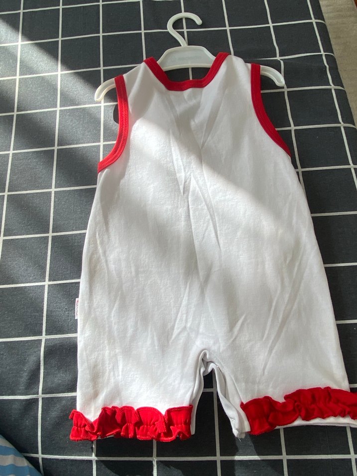 Kız Bebek Renkli Fırfırlı Tulum - Görsel 3