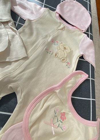 Bebek Kız Kolsuz Beyaz Body - Görsel 2