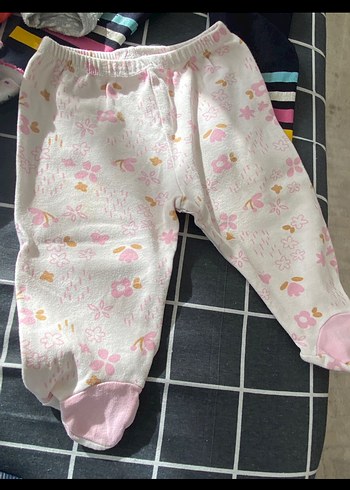 Bebek Kız Üçlü Pantolon ve Çorap Seti - Görsel 3