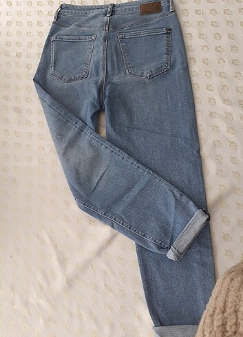 38 Beden mavi Renk Mavi jeans mom jean