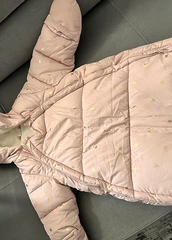 Pembe Bebek Tulumu, Kürklü, Notch Yaka - Görsel 2