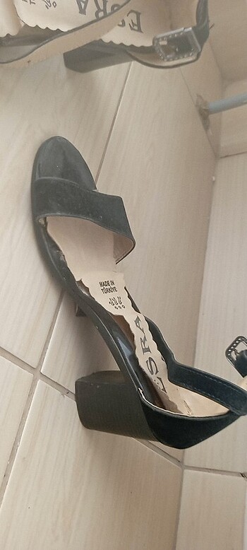 36,5 Beden siyah Renk Topuklu ayakkabı