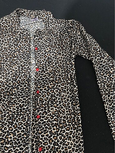 Pijama takımı leopar