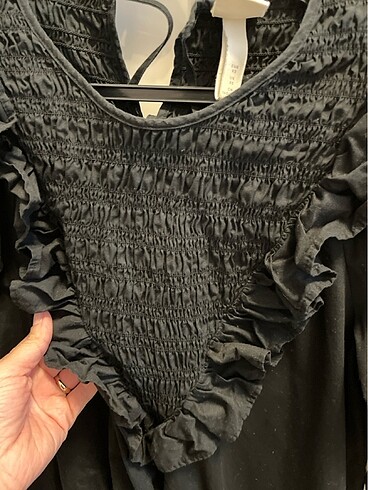 H&M Poplıne elbise