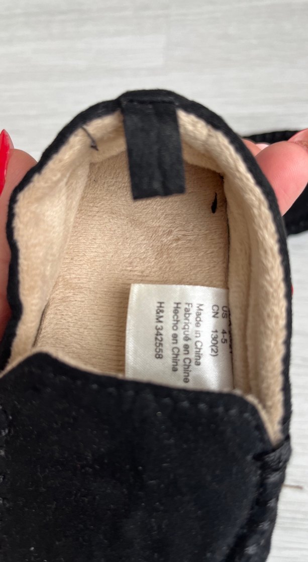 Siyah Süet Erkek Çocuk Kürklü Loafer - Görsel 2