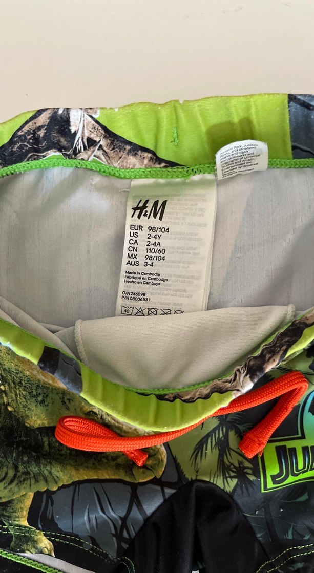 Renkli Baskılı Erkek Çocuk Mayo Şortu - Görsel 2