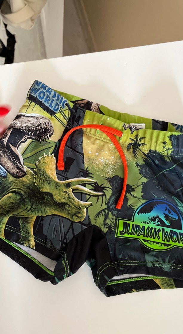 Renkli Baskılı Erkek Çocuk Mayo Şortu - Görsel 3