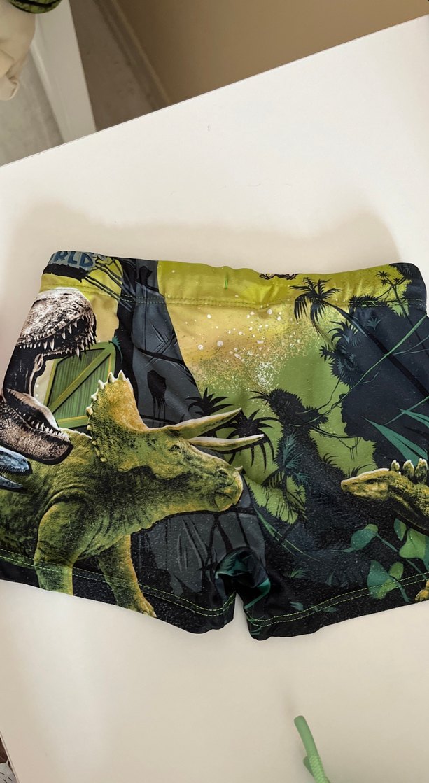 Renkli Baskılı Erkek Çocuk Mayo Şortu - Görsel 4