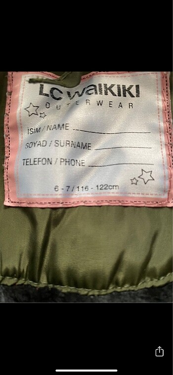 Kız çocuk mont - Görsel 5