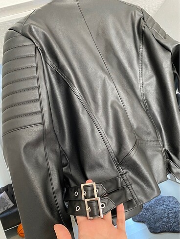 Kadın deri ceket - Görsel 5