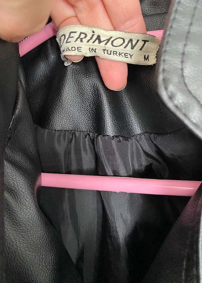 Kadın deri ceket - Görsel 4