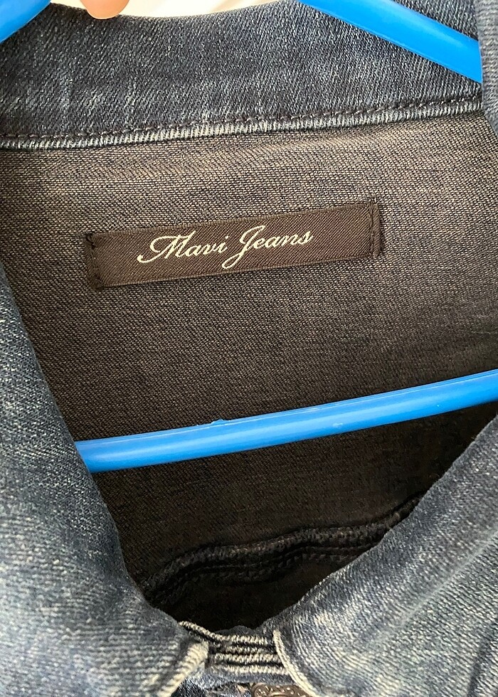 Kadın kot ceket - Görsel 3