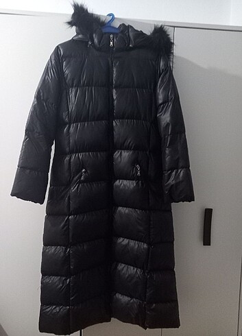 110 cm boyunda şişme mont siyah 40 beden 