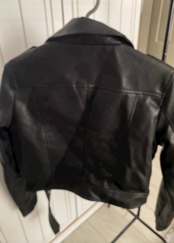 m Beden siyah Renk Siyah Deri Biker Ceket