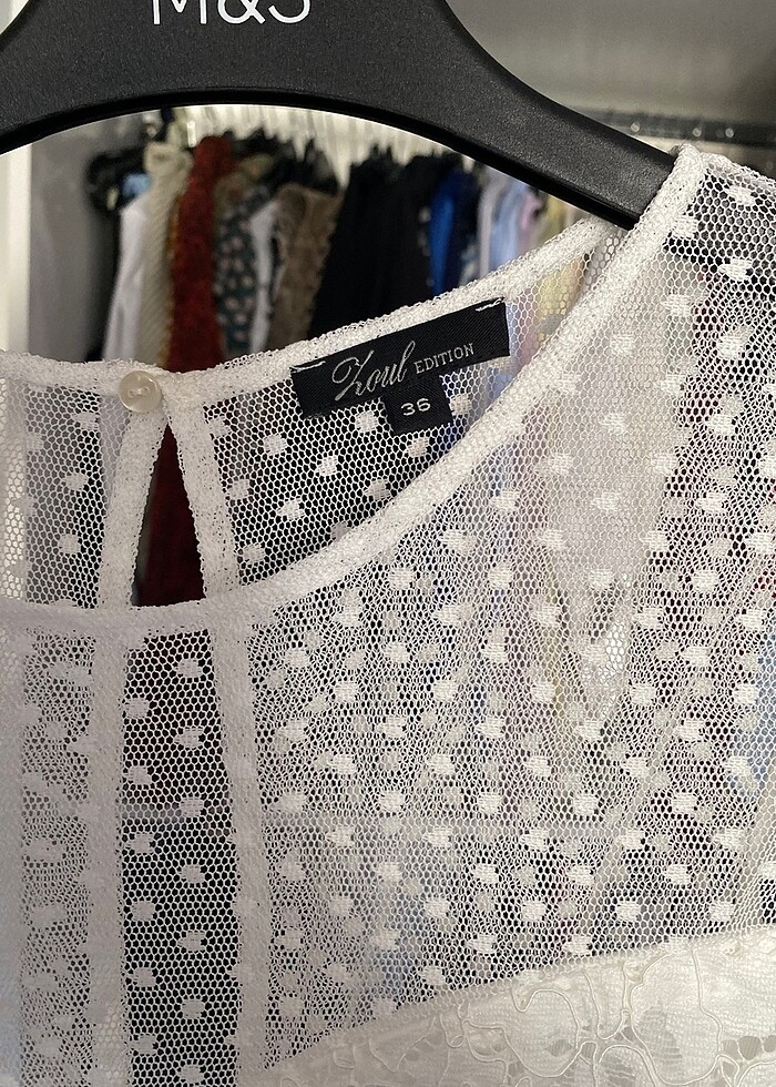 Beyaz elbise - Görsel 3