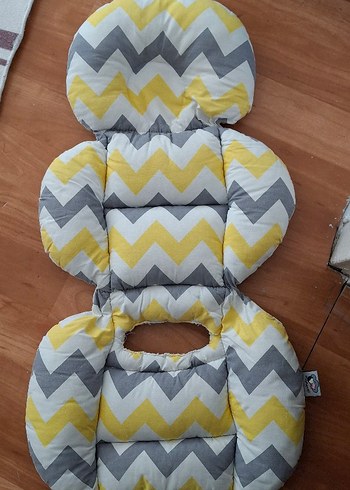 Gri ve Sarı Desenli Bebek Uyku Seti - Görsel 2