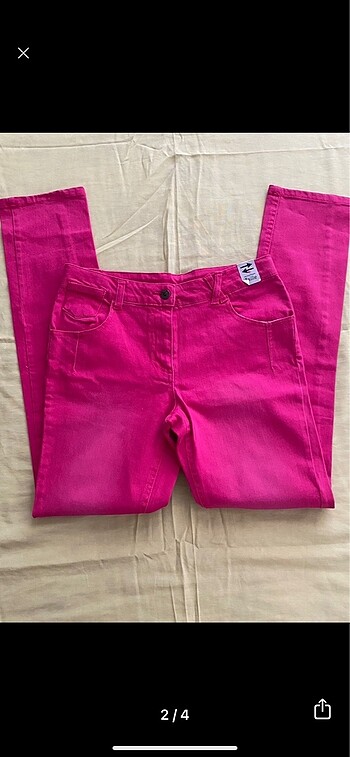 H&M pembe kot pantolon