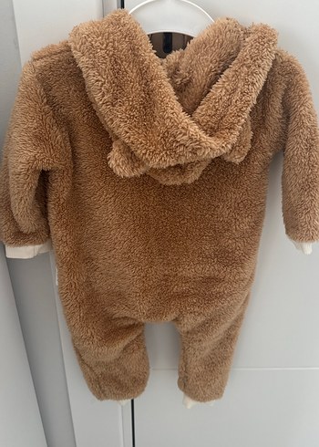 Kahverengi Kürklü Bebek Tulumu - Görsel 2