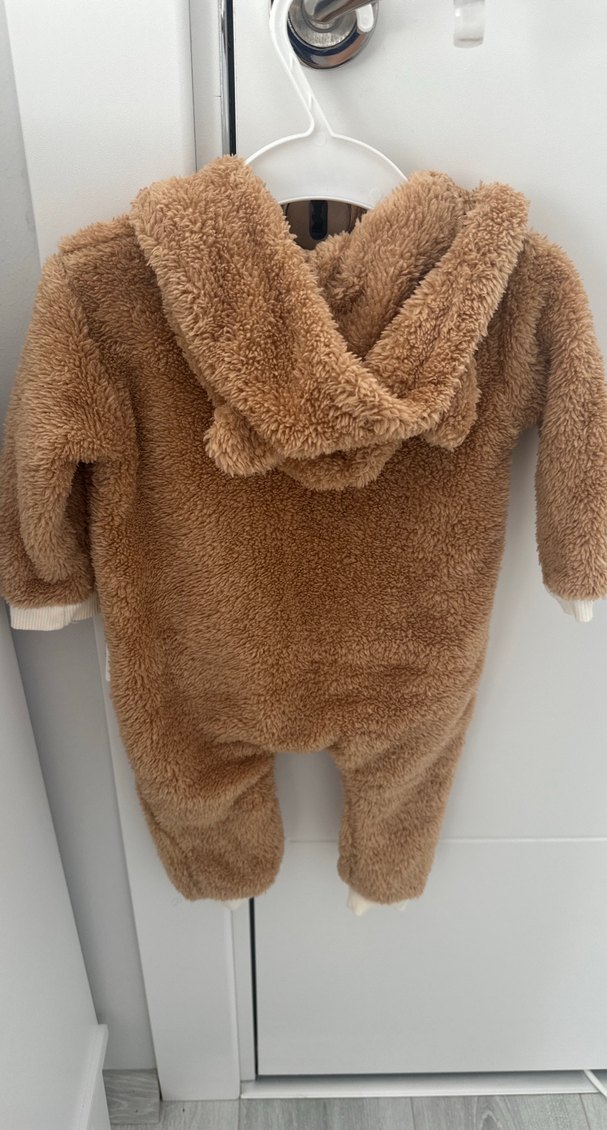 Kahverengi Kürklü Bebek Tulumu - Görsel 2