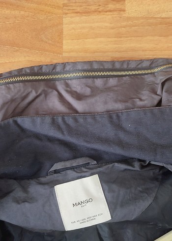 Gri Kadın Fermuarlı Midi Ceket - Görsel 6