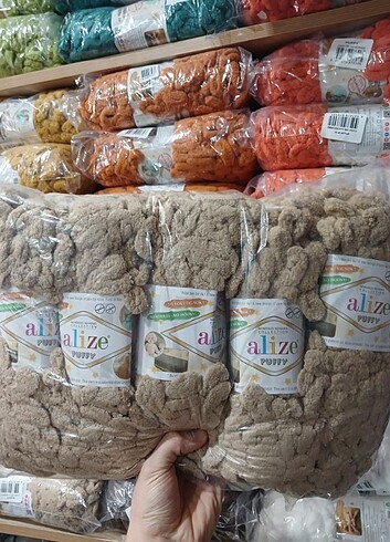 ALİZE PUFFY 262 NUMARA ÖRGÜ İPİ 5 ADET