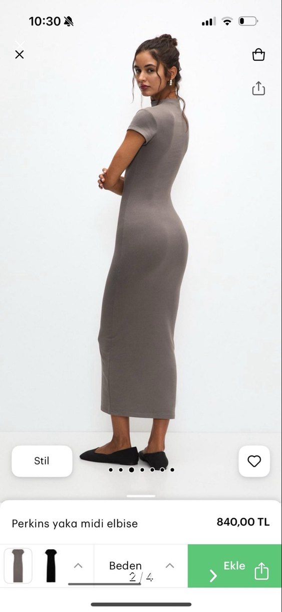 PULL&BEAR MIDI ELBiSE - Görsel 2