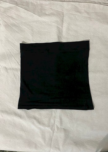 Siyah Straplez üst - Görsel 2