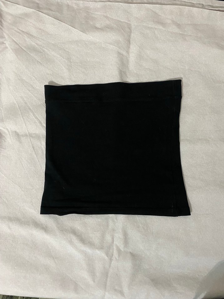 Siyah Straplez üst - Görsel 2