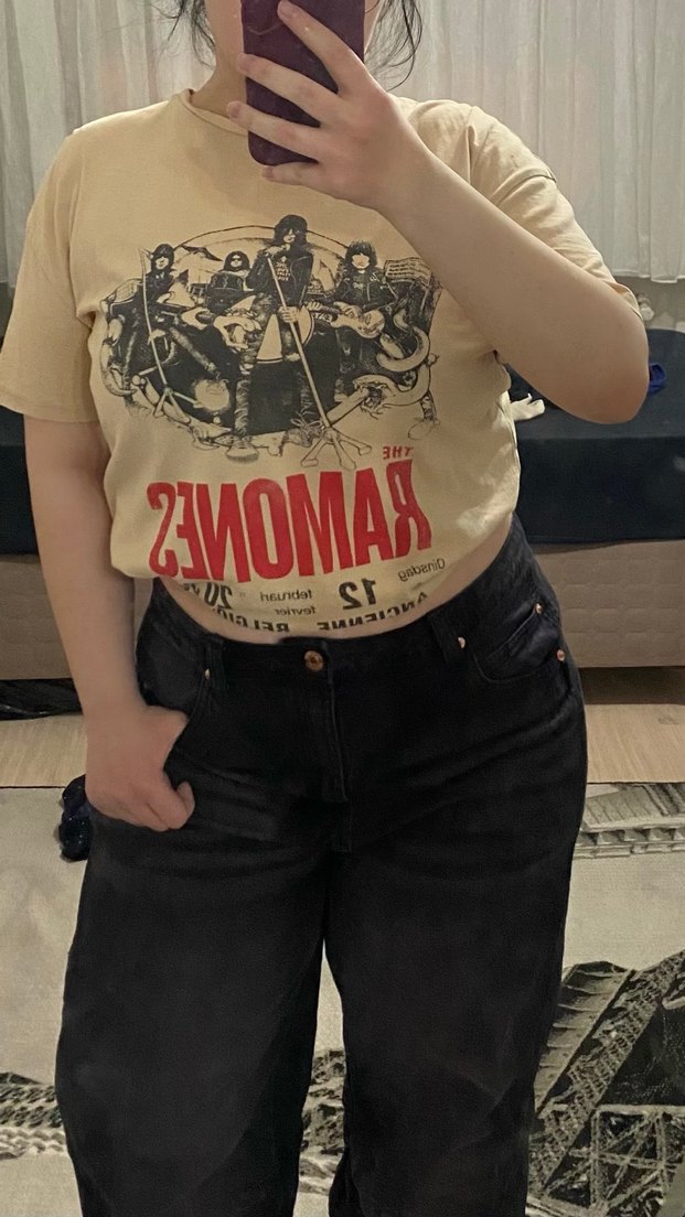 Rock Punk Baskılı Tişört - Görsel 2