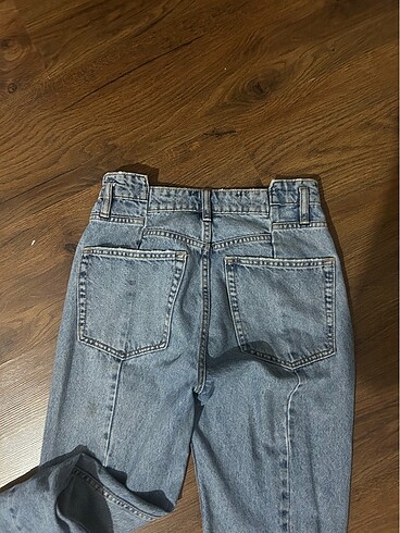 s Beden mavi Renk PULL&BEAR YÜKSEL BEL İSPANYOL PAÇA JEAN