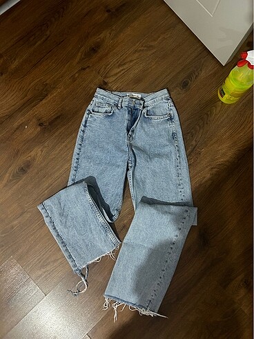 s Beden mavi Renk MANGO STRAIGHT JEAN