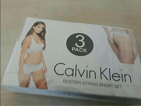 s Beden Calvin klein üçlü takım