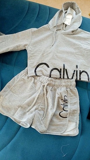 Calvin klein sweat-şort takımı