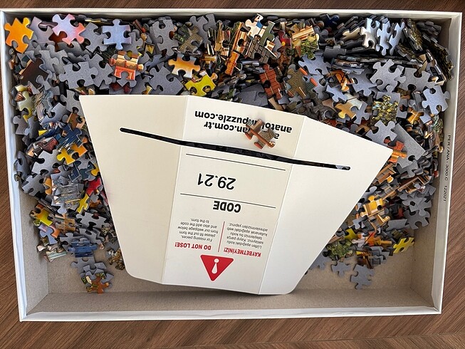  Beden Renk Puzzle 1500