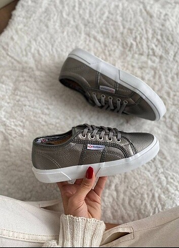 37 Beden gri Renk Superga kadın spor ayakkabı 