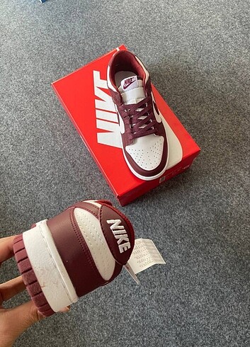 37 Beden bordo Renk Nike dunk bordo
