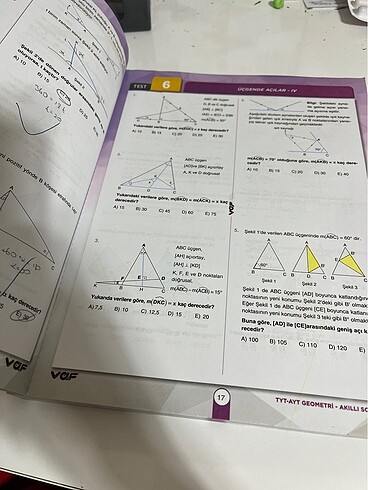  Beden çap yayınları ayt tyt geometri soru bankası