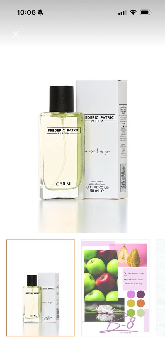 Frederic Patric Kadın Parfümü 50 ml - Görsel 4