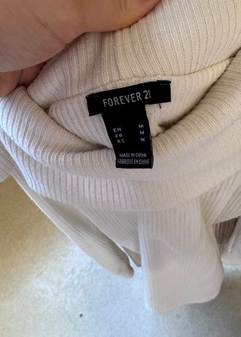 kayık Bej Triko madonna yaka Bluzu - Görsel 2