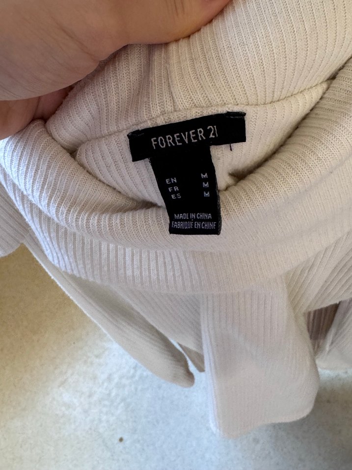 kayık Bej Triko madonna yaka Bluzu - Görsel 2