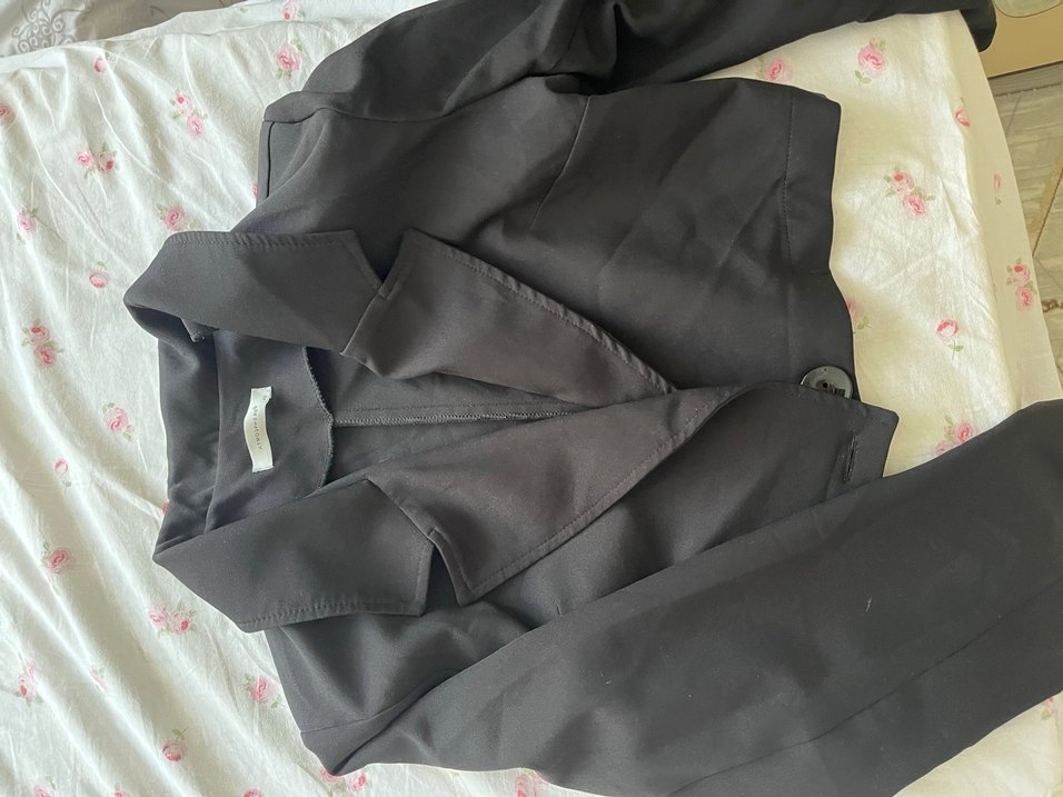 Kısa blazer ceket - Görsel 2